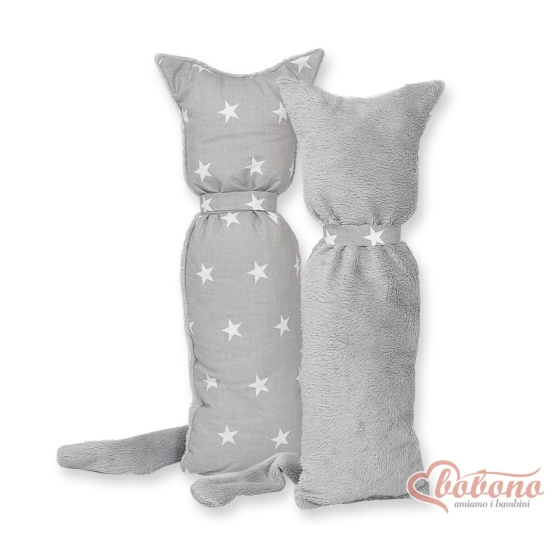 Cuddly cat double-sided-Simple Stars gray