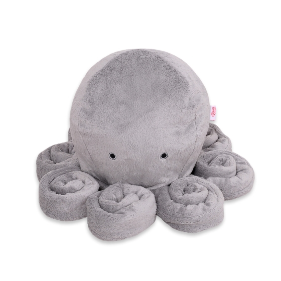 Cuddly octopus - gray