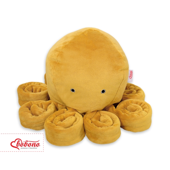 Cuddly octopus - honey yellow