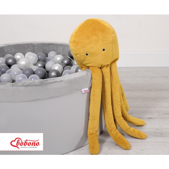 Cuddly octopus - honey yellow
