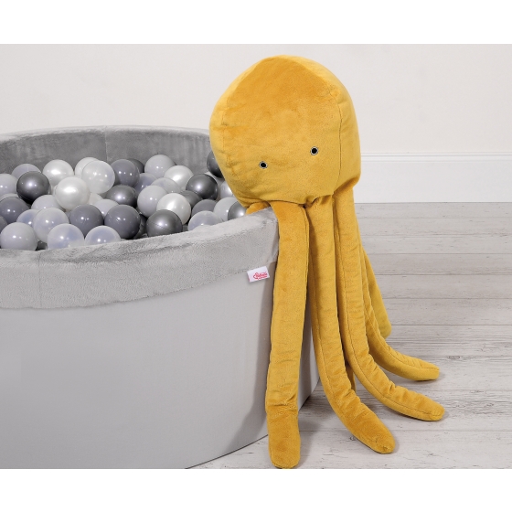 Cuddly octopus - honey yellow