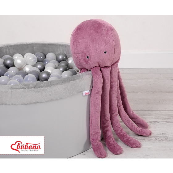 Cuddly octopus - pastel pink