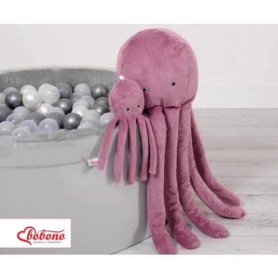 Cuddly octopus - pastel pink