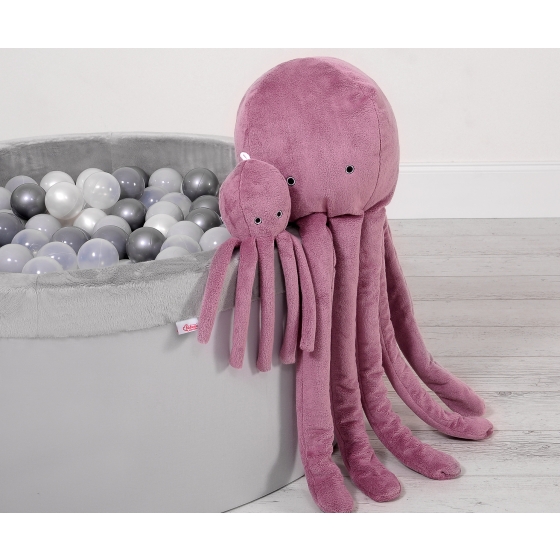Cuddly octopus - pastel pink