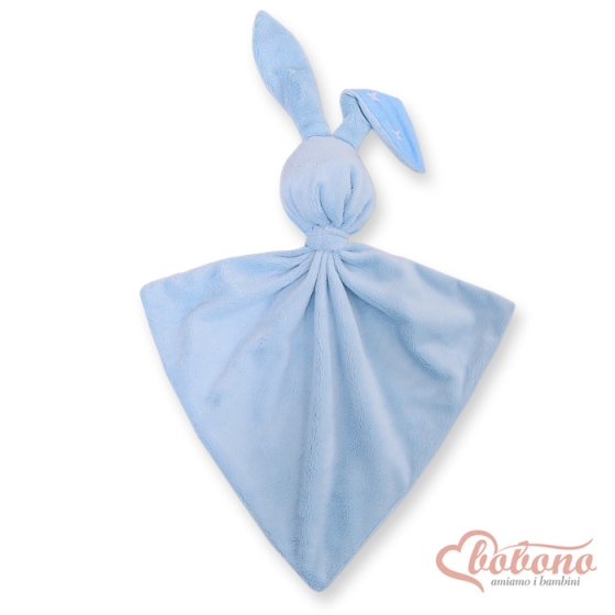 Cuddly rabbit double-sided- Blue stars