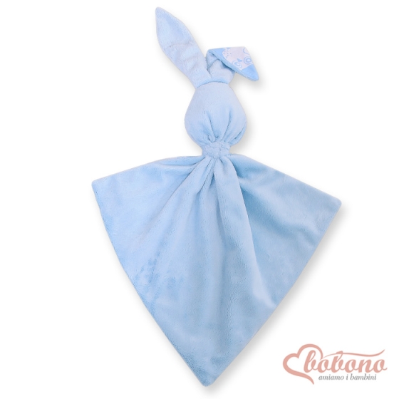 Cuddly rabbit double-sided-Simple blue owls