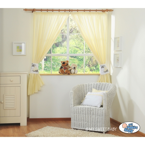 Curtains for baby room- Donkey Luca yellow