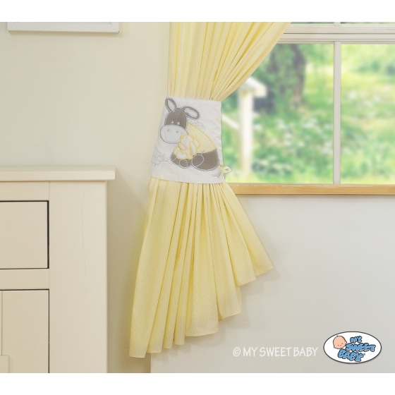 Curtains for baby room- Donkey Luca yellow