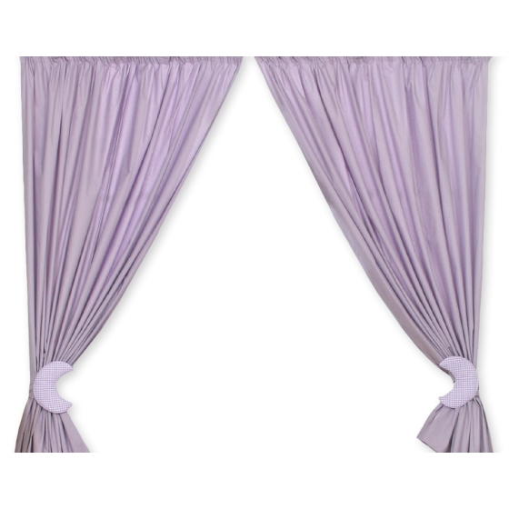 Curtains for baby room- Good night lilac