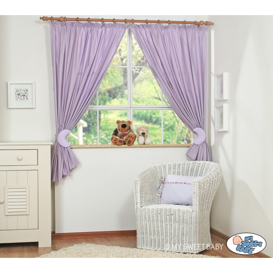 Curtains for baby room- Good night lilac