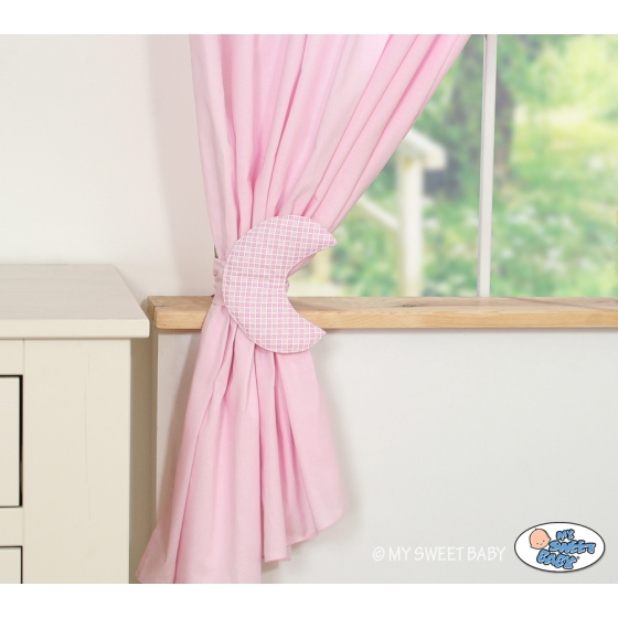 Curtains for baby room- Good night pink