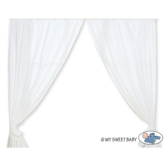 Curtains for baby room- Good night white