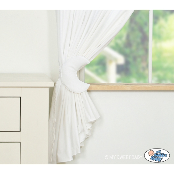 Curtains for baby room- Good night white