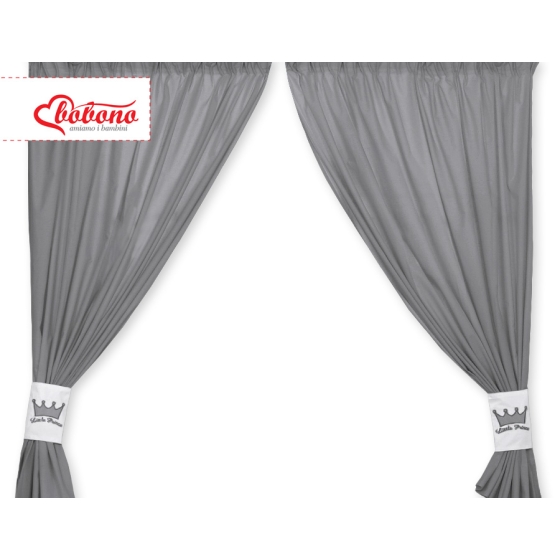 Curtains for baby room- Little Prince/Princess anthracite