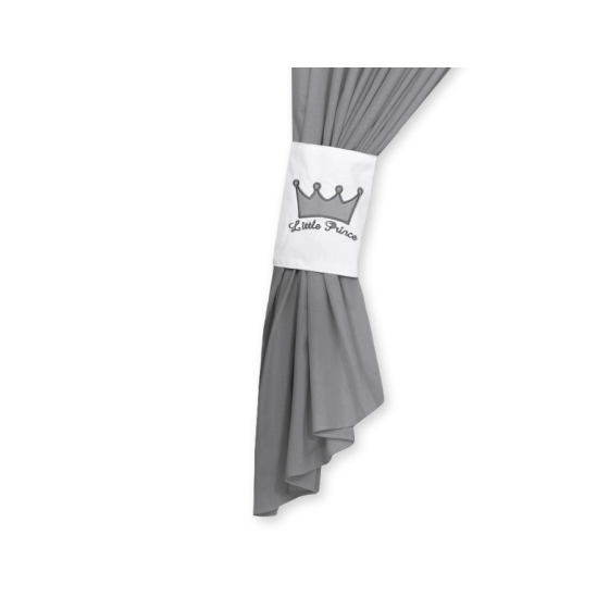 Curtains for baby room- Little Prince/Princess anthracite