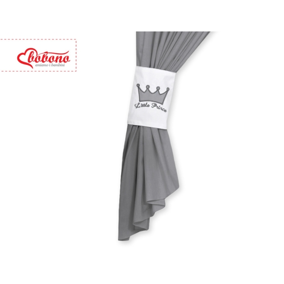 Curtains for baby room- Little Prince/Princess anthracite