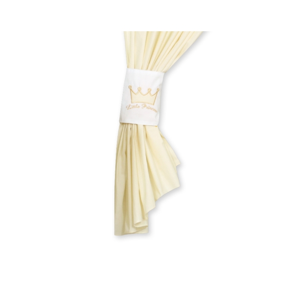 Curtains for baby room- Little Prince/Princess cream