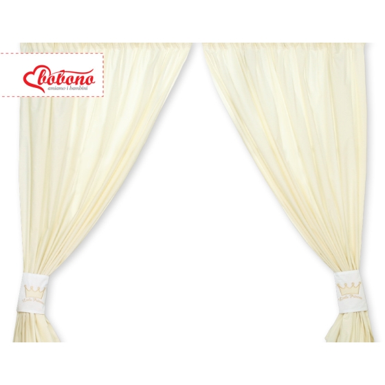 Curtains for baby room- Little Prince/Princess cream