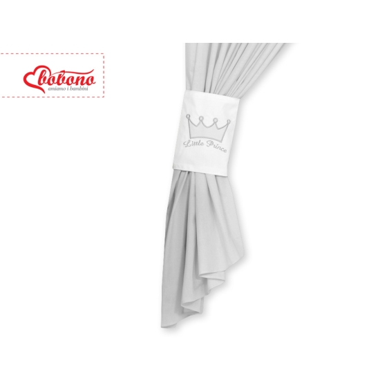 Curtains for baby room- Little Prince/Princess gray