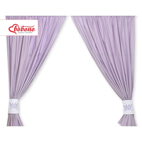Curtains for baby room- Little Prince/Princess lilac
