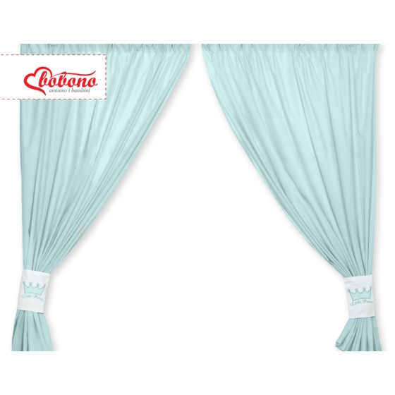 Curtains for baby room- Little Prince/Princess mint