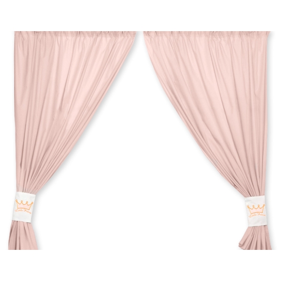 Curtains for baby room- Little Prince/Princess powder pink