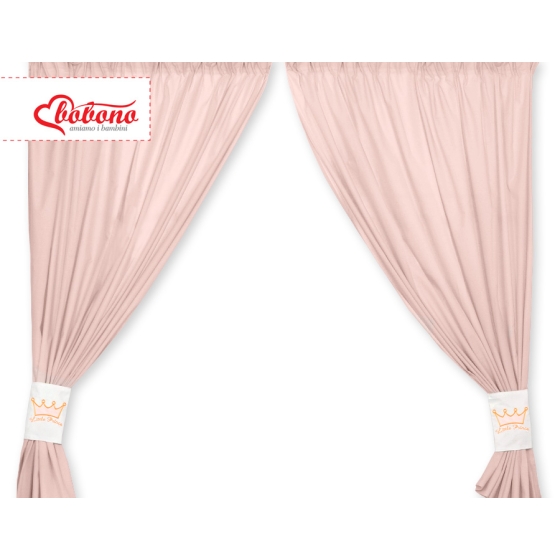 Curtains for baby room- Little Prince/Princess powder pink