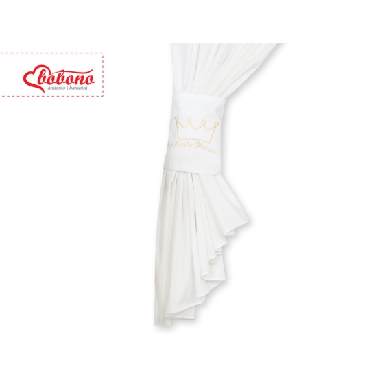 Curtains for baby room- Little Prince/Princess white