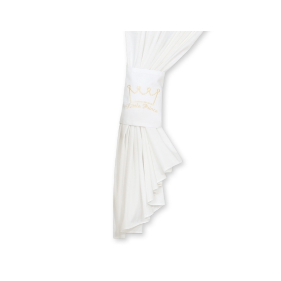 Curtains for baby room- Little Prince/Princess white