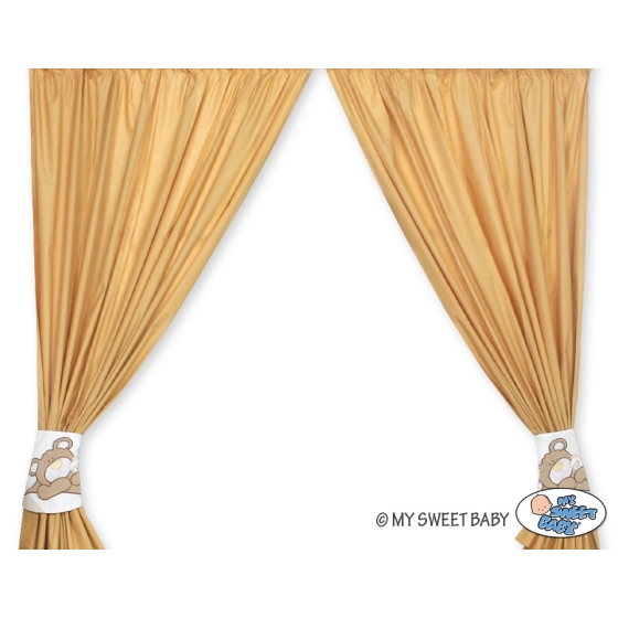 Curtains for baby room- Teddy Bear Baranaba brown