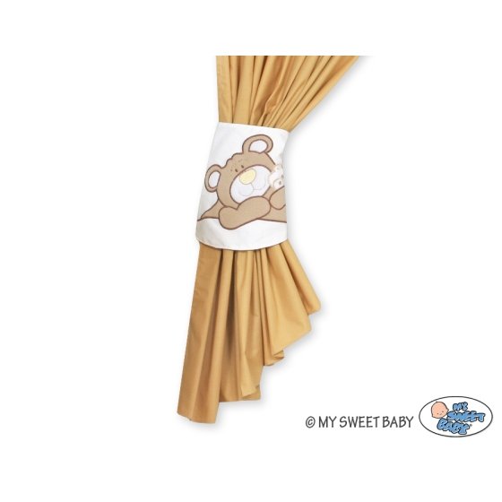Curtains for baby room- Teddy Bear Baranaba brown