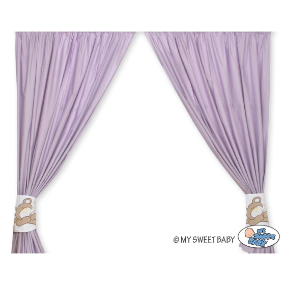 Curtains for baby room- Teddy Bear Baranaba lilac