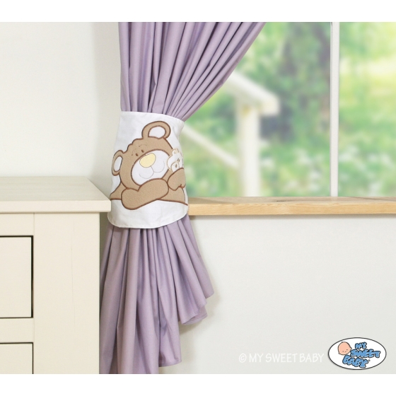 Curtains for baby room- Teddy Bear Baranaba lilac