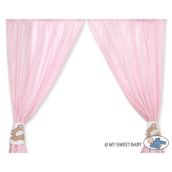 Curtains for baby room- Teddy Bear Baranaba pink