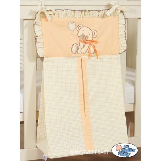 Diaper bag- Bear with bow peach