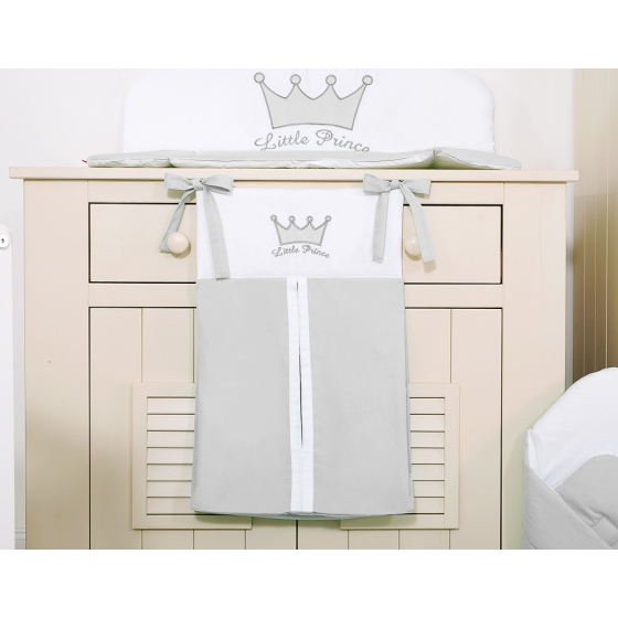 Diaper bag- Little Prince/Princess gray