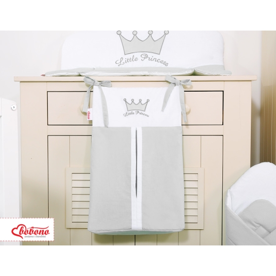 Diaper bag- Little Prince/Princess gray