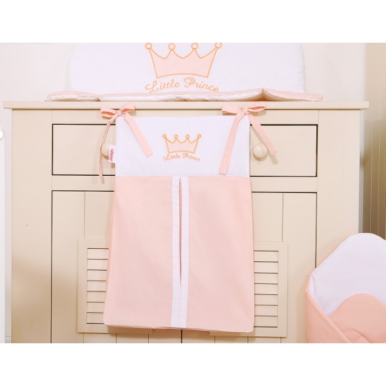 Diaper bag- Little Prince/Princess powder pink