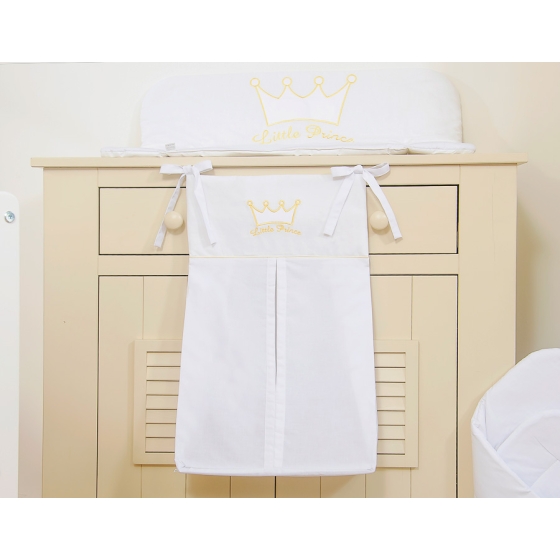 Diaper bag- Little Prince/Princess white