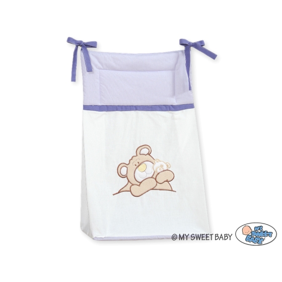 Diaper bag- Teddy bear Barnaba lilac