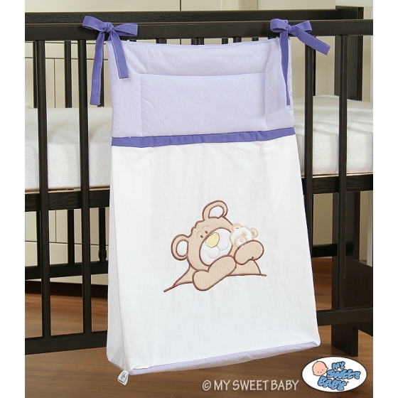 Diaper bag- Teddy bear Barnaba lilac