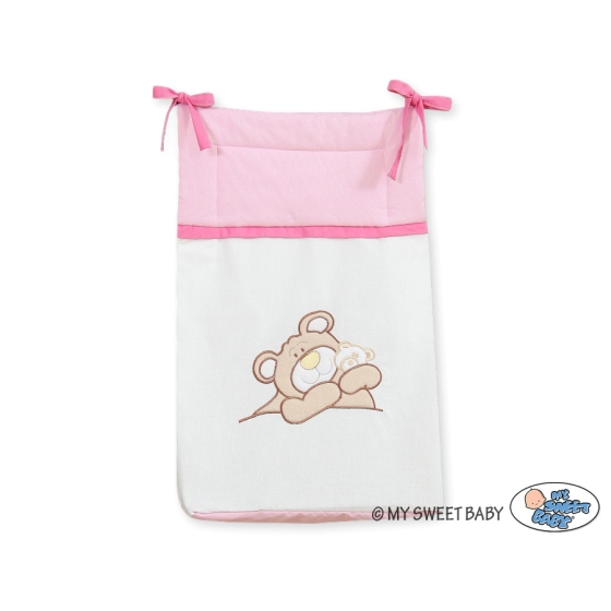 Diaper bag- Teddy bear Barnaba pink
