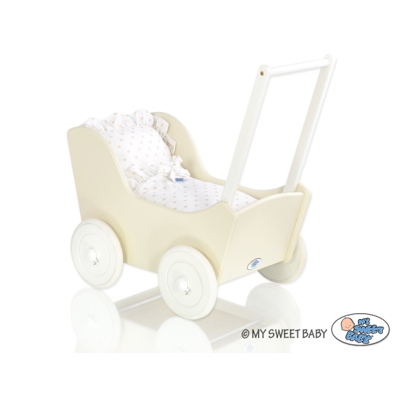 Doll pram Mila Cream -754