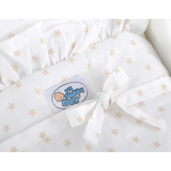 Doll pram Mila White with Cream -754
