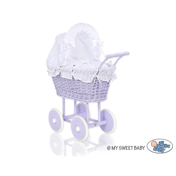 Doll pram no. 91699White Bedding Set
