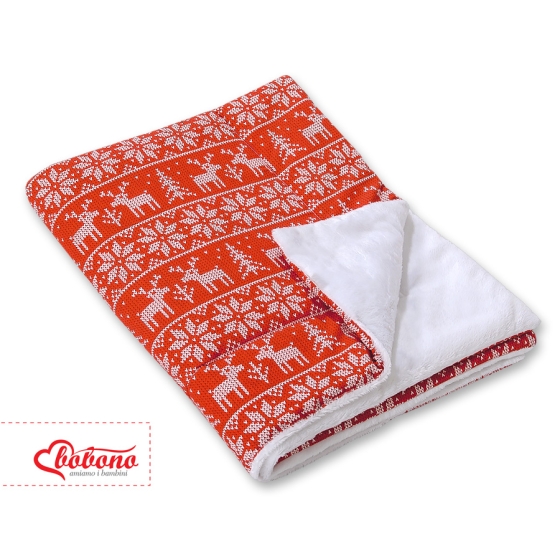 Double-sided baby blanket minky- Christmas pattern (Limited Edition)