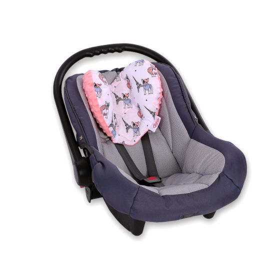 Double-sided Baby head support pillow - little doggies