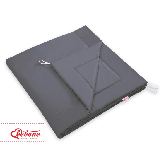 Double-sided teepee playmat- anthracite