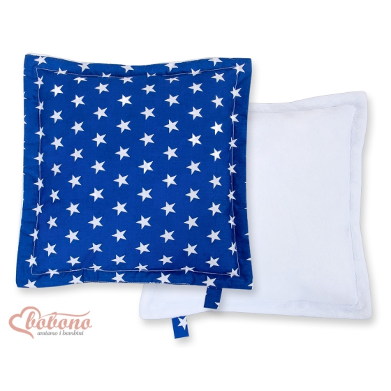 Doublesided Baby - Rest Decorative Pillow- Stars dark blue