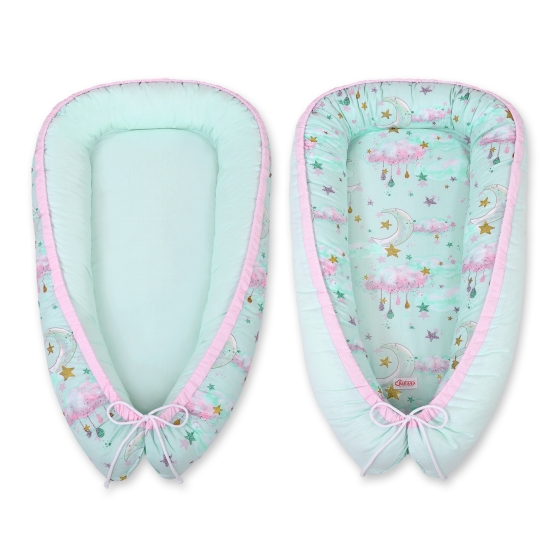 Doublesided Babynest- moons mint